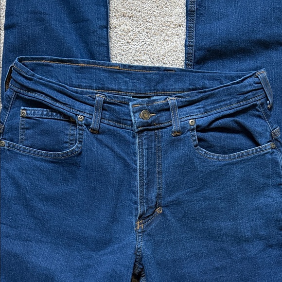 Origin Delta 68 Performance Jeans Dark Blue Wash Men 34x32 Tapered Slim Pants - Picture 5 of 9